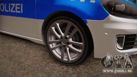 Volkswagen Golf Mk6 Police pour GTA San Andreas