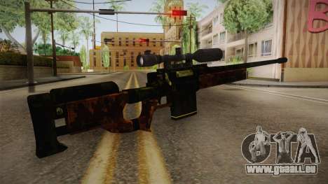 Sniper Estilo Ejercito Mexicano pour GTA San Andreas