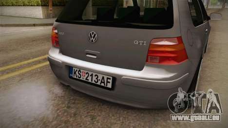 Volkswagen Golf Mk4 GTI pour GTA San Andreas