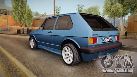 Volkswagen Golf Mk1 GTI pour GTA San Andreas