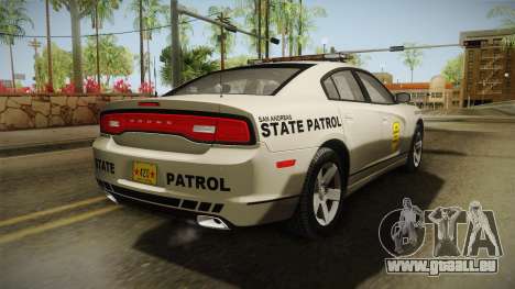 Dodge Charger 2012 SA State Patrol pour GTA San Andreas
