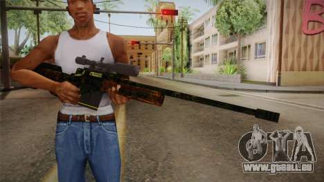 Sniper Estilo Ejercito Mexicano pour GTA San Andreas