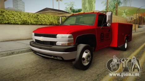 Chevrolet Silverado 2500HD Utility 2001 HQLM für GTA San Andreas