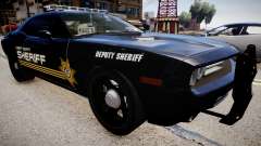 Dodge Challenger Liberty Sheriff 2010 für GTA 4