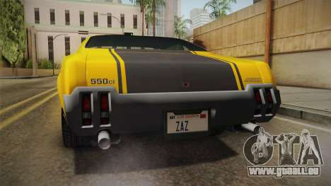 GTA 5 Declasse Sabre GT für GTA San Andreas
