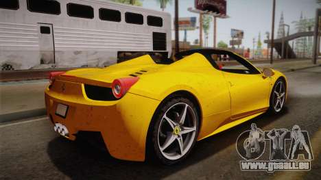 Ferrari 458 Spider FBI pour GTA San Andreas
