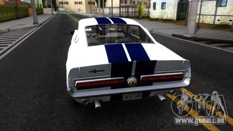 Ford Mustang Shelby GT500 pour GTA San Andreas