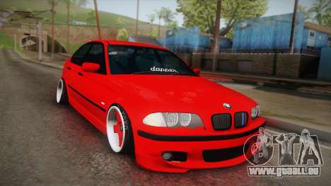 BMW 3 Series E46 Sedan pour GTA San Andreas