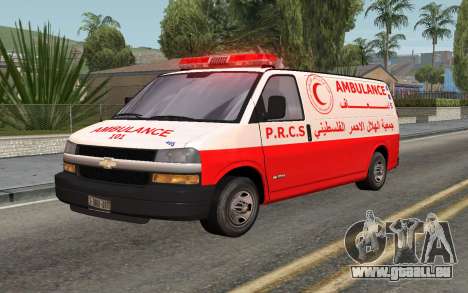 Palestinien Ambulance pour GTA San Andreas
