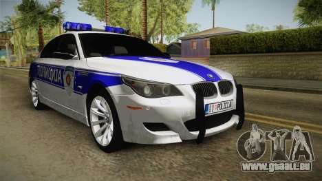 BMW M5 e60 Police pour GTA San Andreas