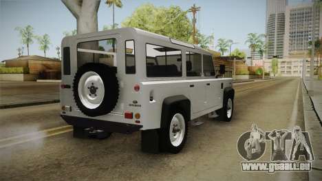 Land Rover Defender 110 Policija Undercover für GTA San Andreas