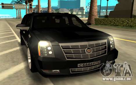 Cadillac Escalade Platinum pour GTA San Andreas