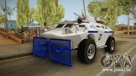 Turkish Police APC with Water Cannon für GTA San Andreas