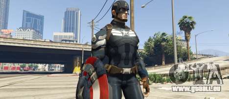GTA 5 Captain America Shield Throwing Mod