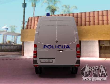 Mercedes-Benz Sprinter Croatian Police Van pour GTA San Andreas