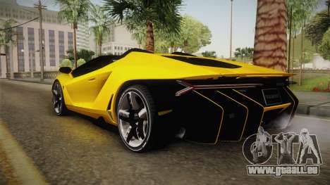 Lamborghini Centenario Roadster pour GTA San Andreas
