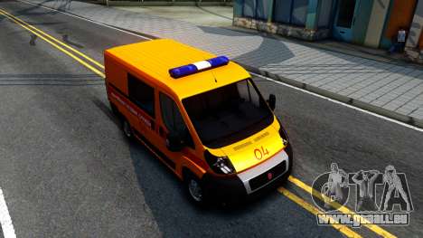 Fiat Ducato D'Urgence pour GTA San Andreas