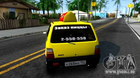 VAZ 1111 "Oka" Monde de la Pizza pour GTA San Andreas