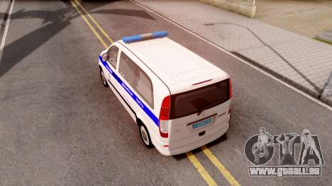 Mercedes-Benz Vito W639 Russian Police pour GTA San Andreas