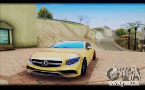 Mercedes-Benz S63 Coupe GOLD pour GTA San Andreas