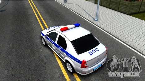 Renault Logan Russian Police pour GTA San Andreas