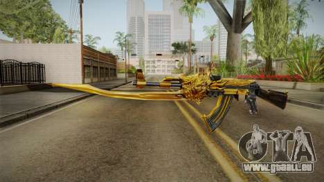 Cross Fire - AK-47 Beast Noble Gold v1 pour GTA San Andreas