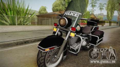 GTA 5 Police Bike SA Style pour GTA San Andreas