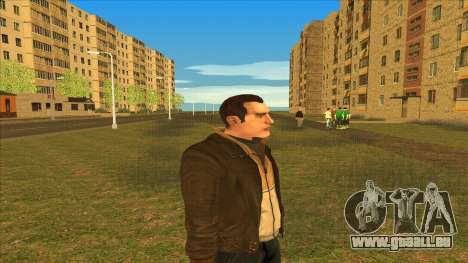 Glattrasiert Nico für GTA San Andreas