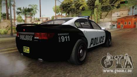 GTA 5 Cheval Fugitive Police pour GTA San Andreas