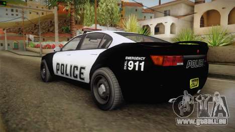 GTA 5 Cheval Fugitive Police für GTA San Andreas