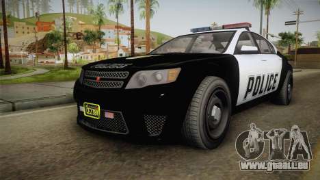 GTA 5 Cheval Fugitive Police IVF pour GTA San Andreas