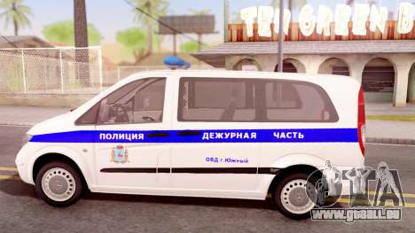 Mercedes-Benz Vito W639 Russian Police für GTA San Andreas