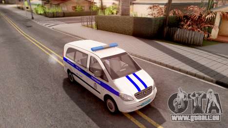 Mercedes-Benz Vito W639 Russian Police pour GTA San Andreas