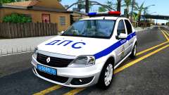 Renault Logan Russian Police für GTA San Andreas