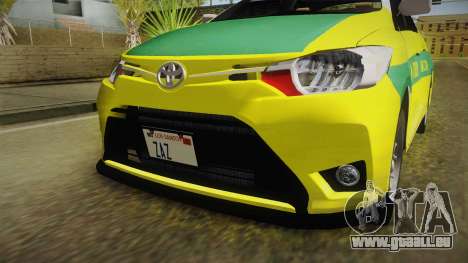 Toyota Vios Sturdy Philippine Taxi 2014 pour GTA San Andreas