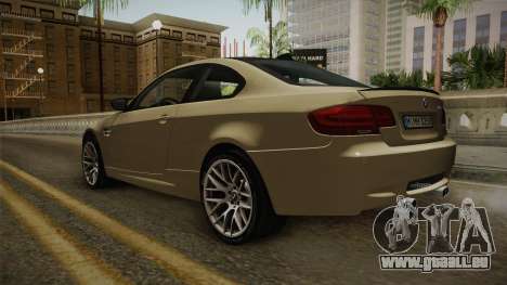 BMW M3 E92 2012 Itasha PJ pour GTA San Andreas