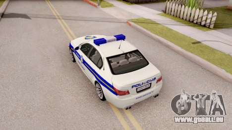 BMW M5 E60 Croatian Police Car für GTA San Andreas