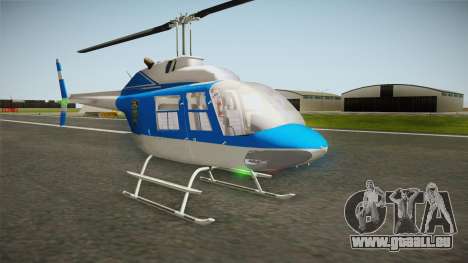 Bell 206 NYPD Helicopter für GTA San Andreas