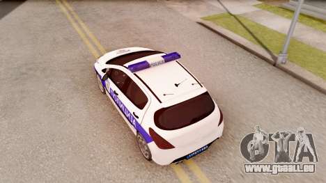 Peugeot 308 Policija pour GTA San Andreas