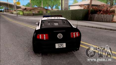 Ford Mustang GT High Speed Police pour GTA San Andreas