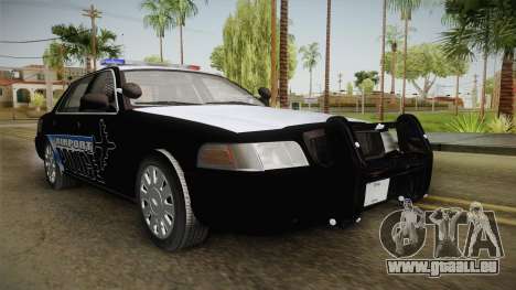 Ford Crown Victoria 2009 Airport Police pour GTA San Andreas