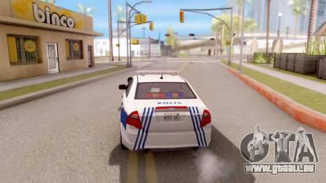 Ford Fusion 2011 Turkish Police pour GTA San Andreas