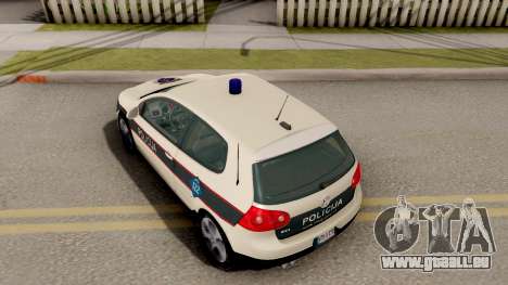 Volkswagen Golf V BIH Police Car V2 für GTA San Andreas