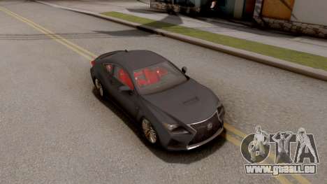 Lexus RC F für GTA San Andreas