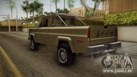 Jeep J-10 Comanche pour GTA San Andreas