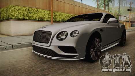 Bentley Continental GT Speed 2016 pour GTA San Andreas