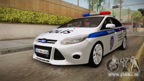 Ford Focus 1.6 Turkish Police pour GTA San Andreas