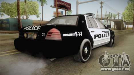 Ford Crown Victoria 2009 Chatham, New Jersey PD für GTA San Andreas