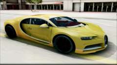 Bugatti Chiron jaune pour GTA San Andreas