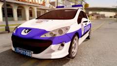Peugeot 308 Policija pour GTA San Andreas
